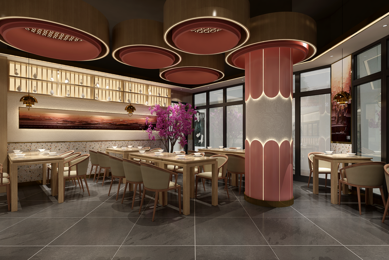 轻奢风鸵鸟鲜生超市，明亮洁净的购物空间-5