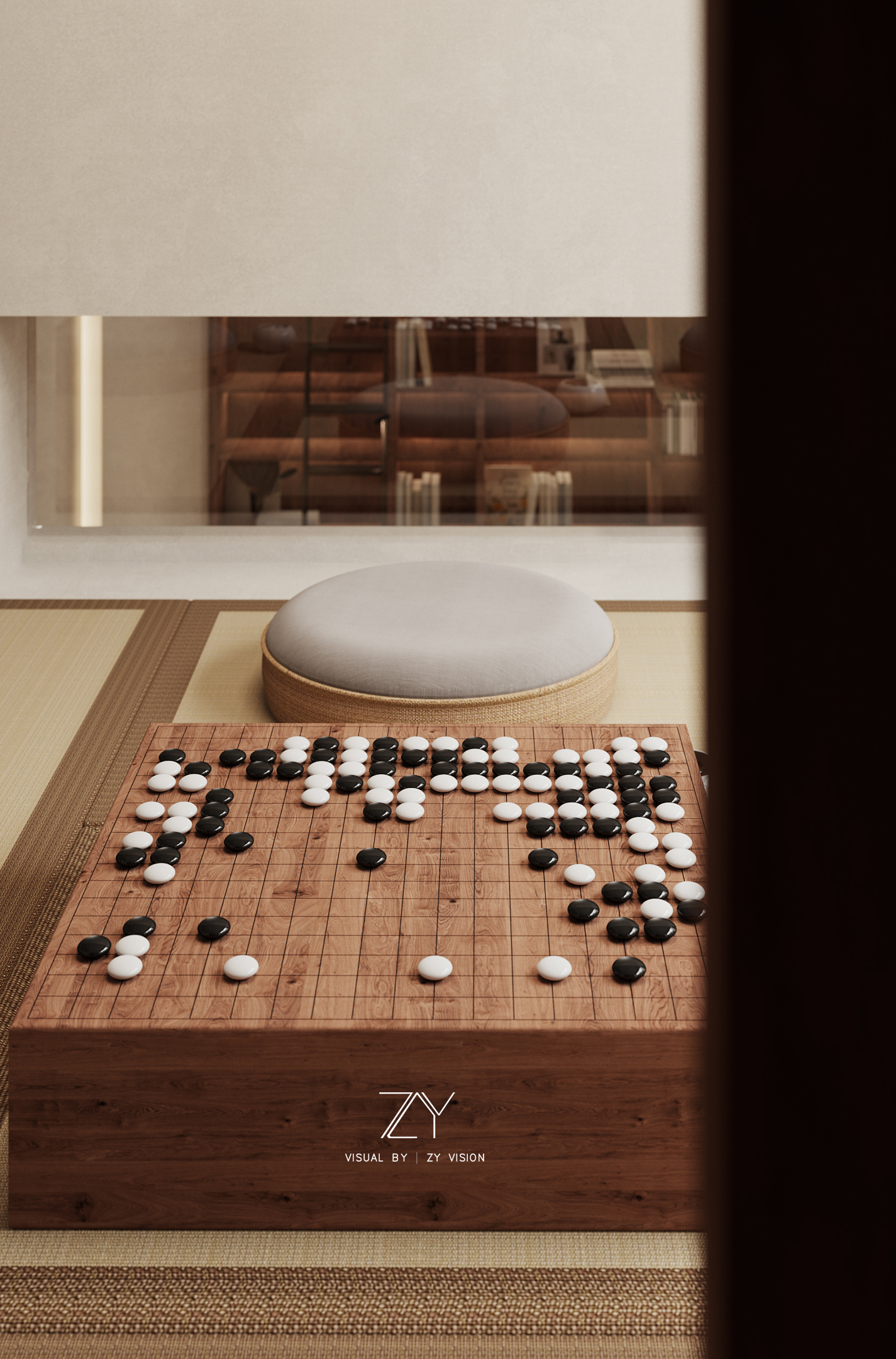 诧寂奶油风 现代别墅 -5