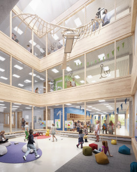 School of Chyne-Hostivice. PELČÁK A PARTNER ARCHITEKTI.