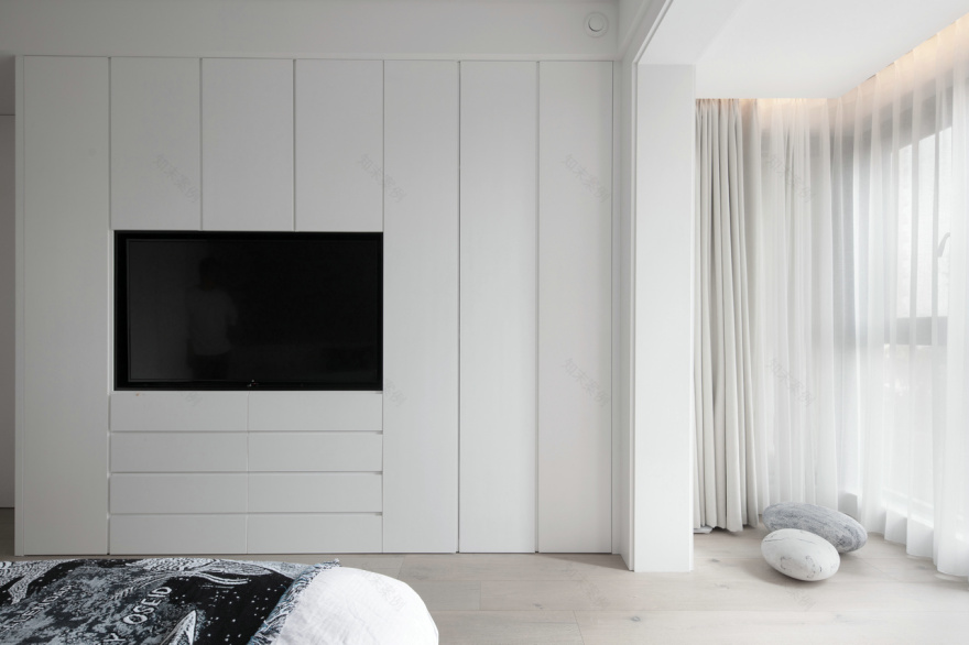 温州立体城私宅 | 白色纯净空间,释放生活压力-47