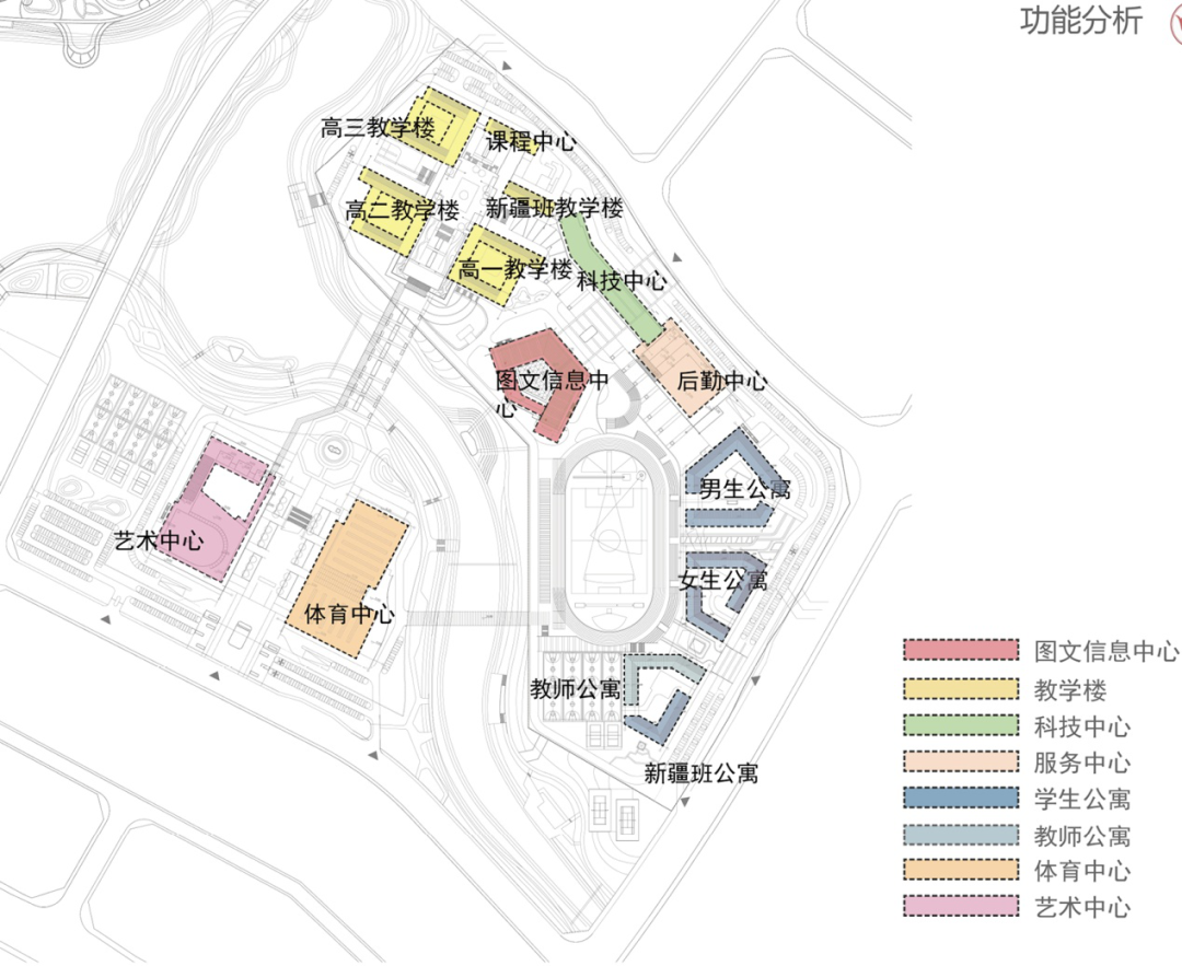 西区新城高级中学丨中国扬州丨华造设计-16