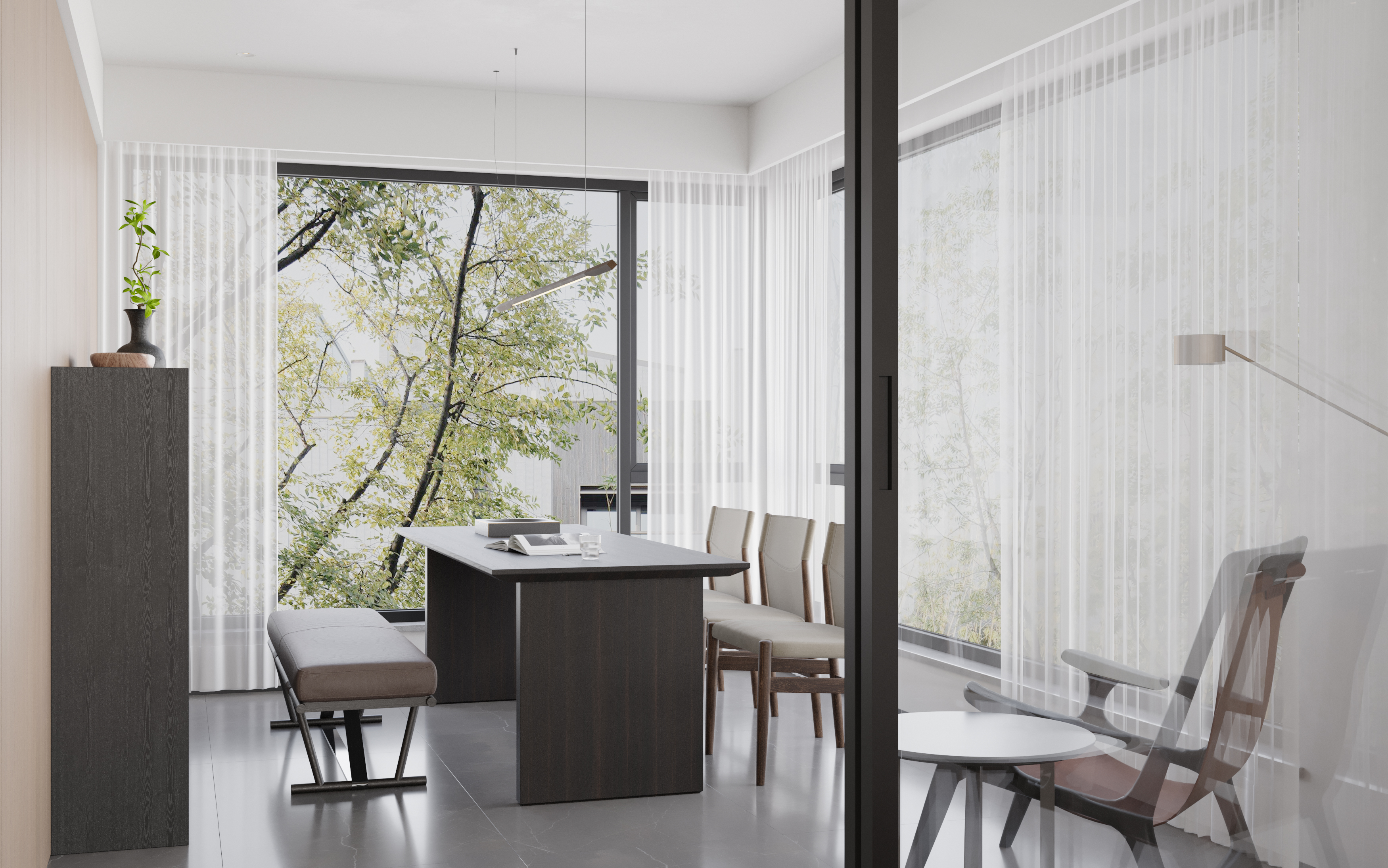 冷冷的客厅，温暖的卧室 ：贵阳新世纪嘉院-5