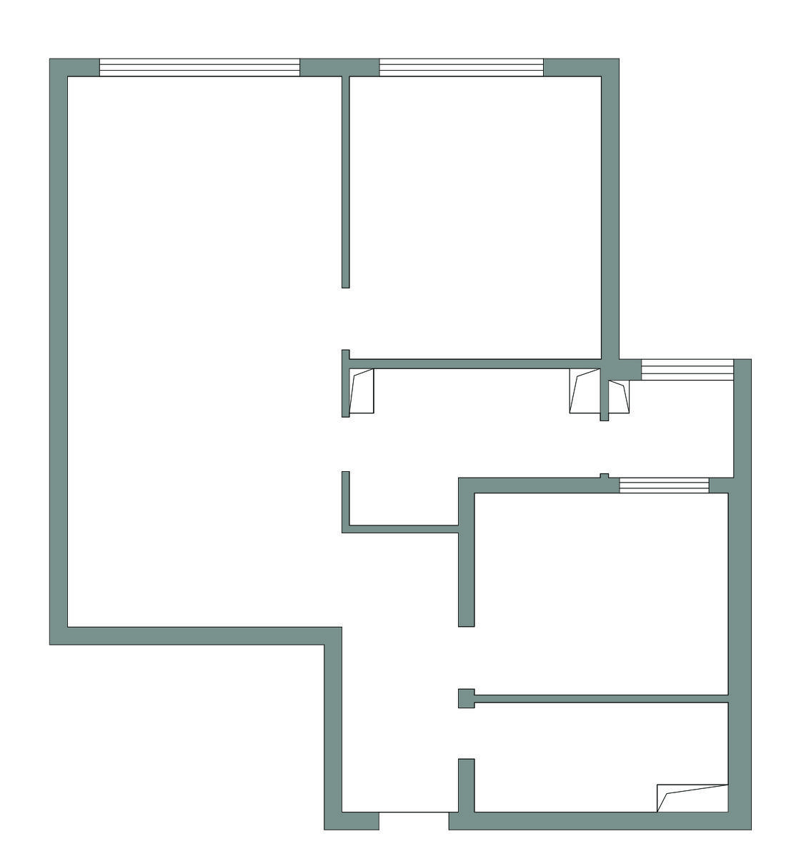 83㎡木白两色简约家居空间设计丨研筑国际-14