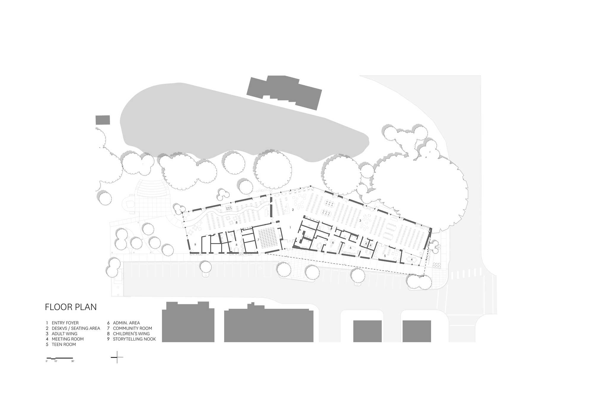 莱丁图书馆丨美国俄勒冈丨Hacker Architects-14