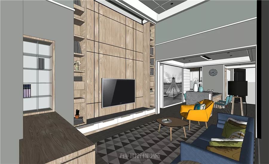 110 平挑高空间现代简洁设计,IT 夫妇的舒适家居-34