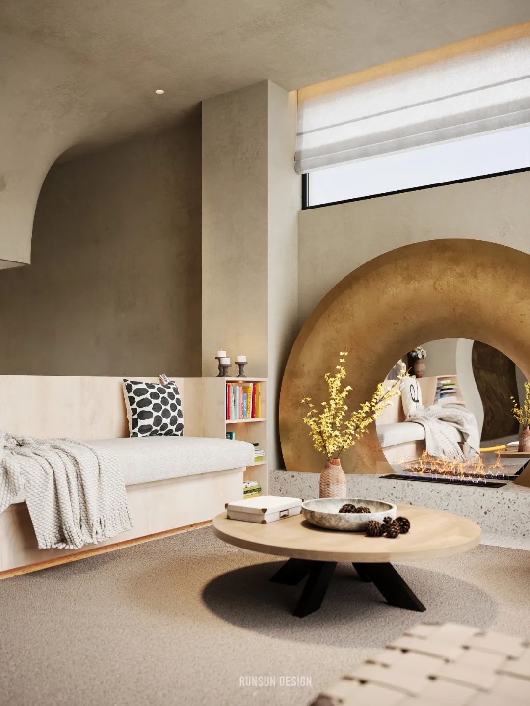 侘寂洞穴风民宿设计丨中国温州丨朗石设计-75