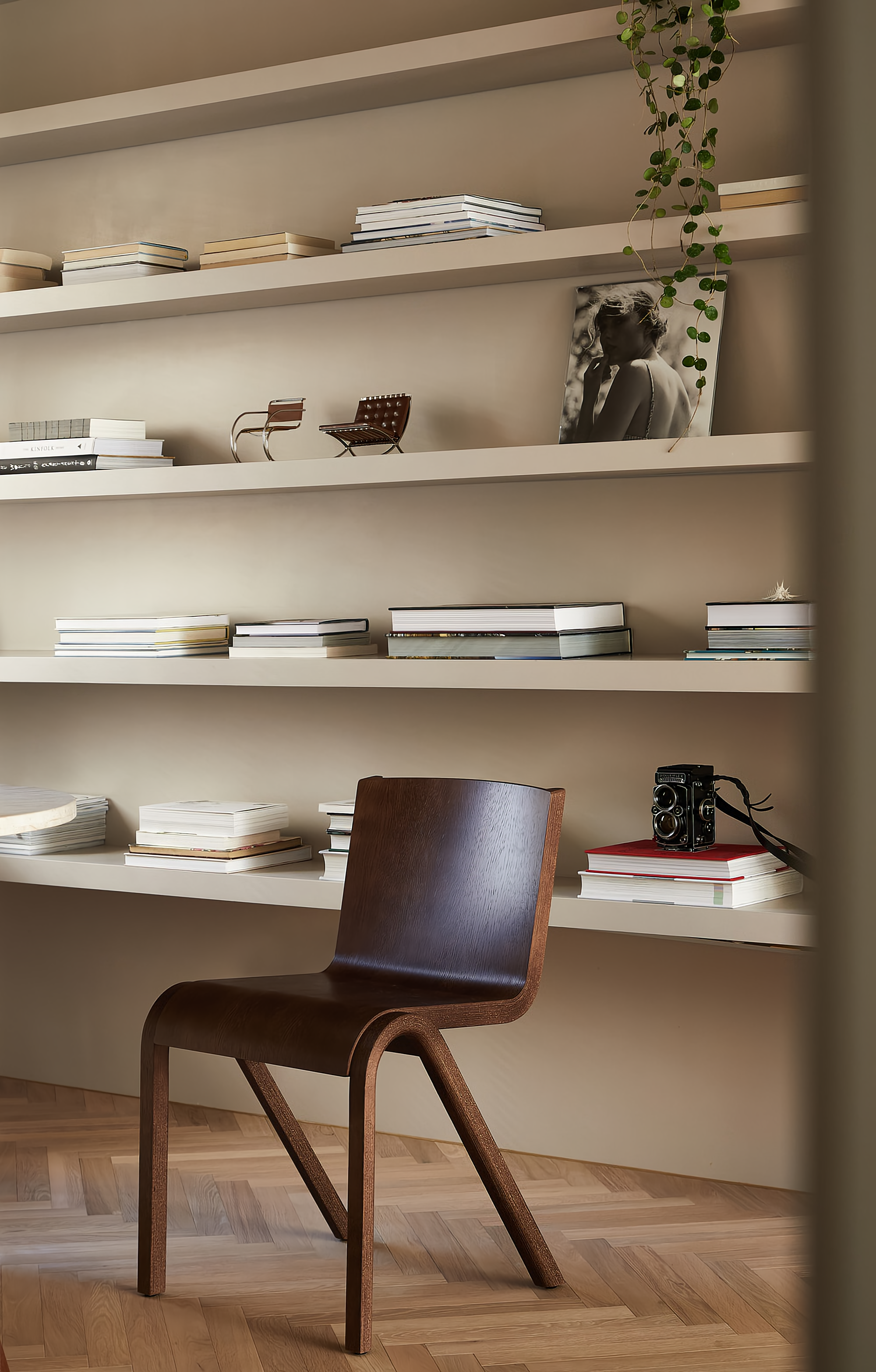 奶油复古感公寓丨中国北京丨NOTHING DESIGN-17