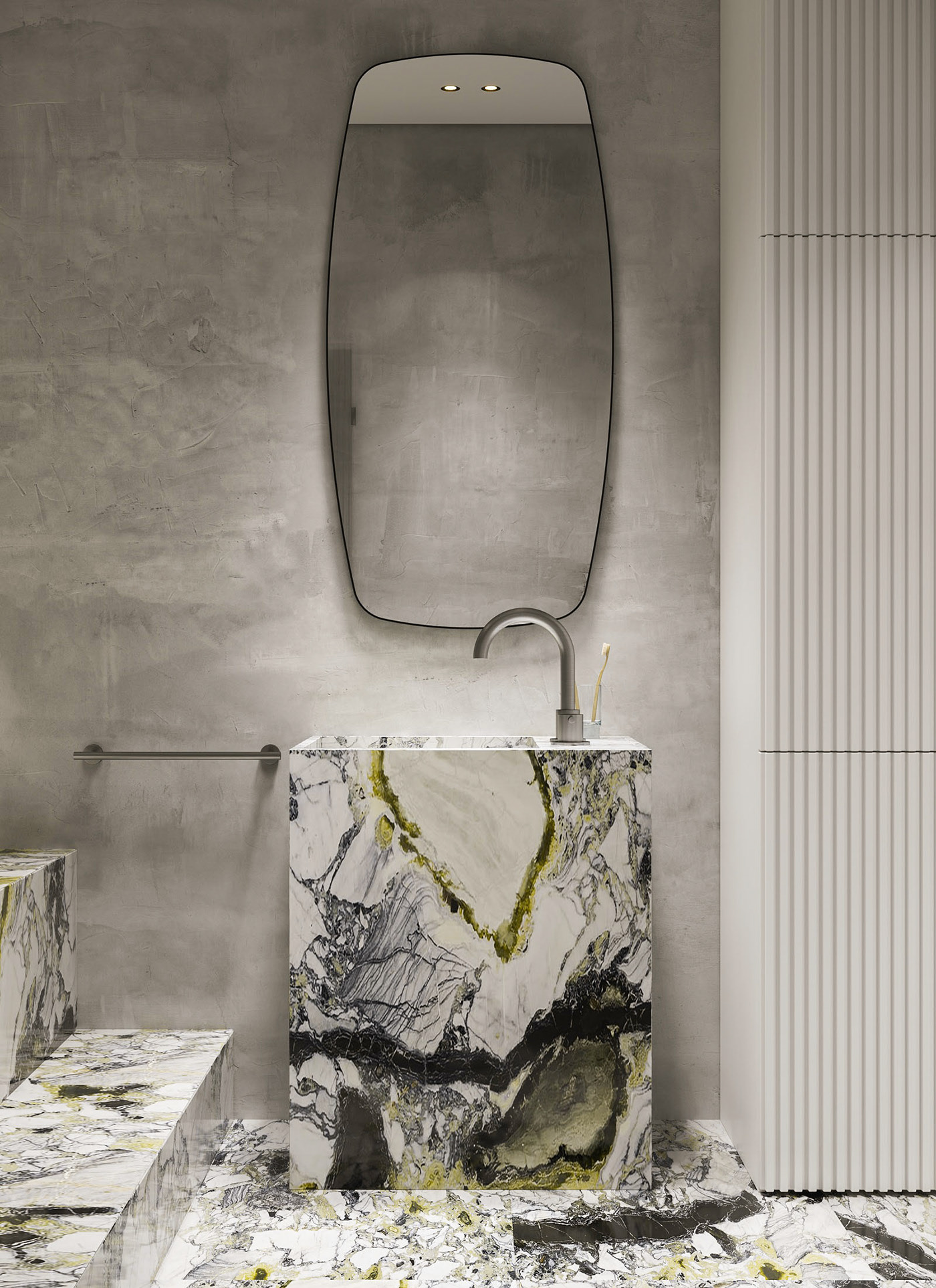 70㎡中性简约空间设计-16