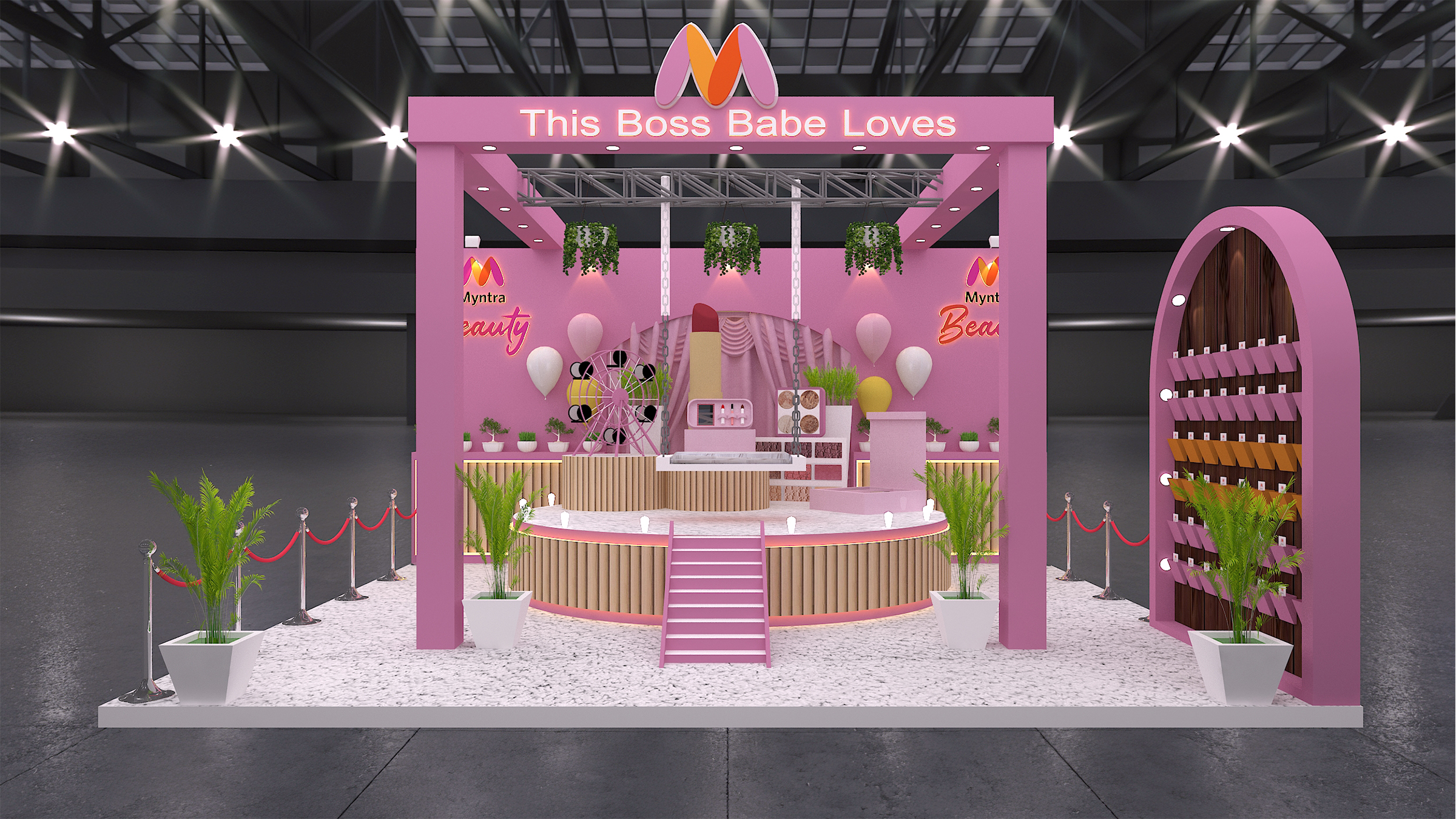 MYNTRA BEAUTY BOOTH DESIGN-0