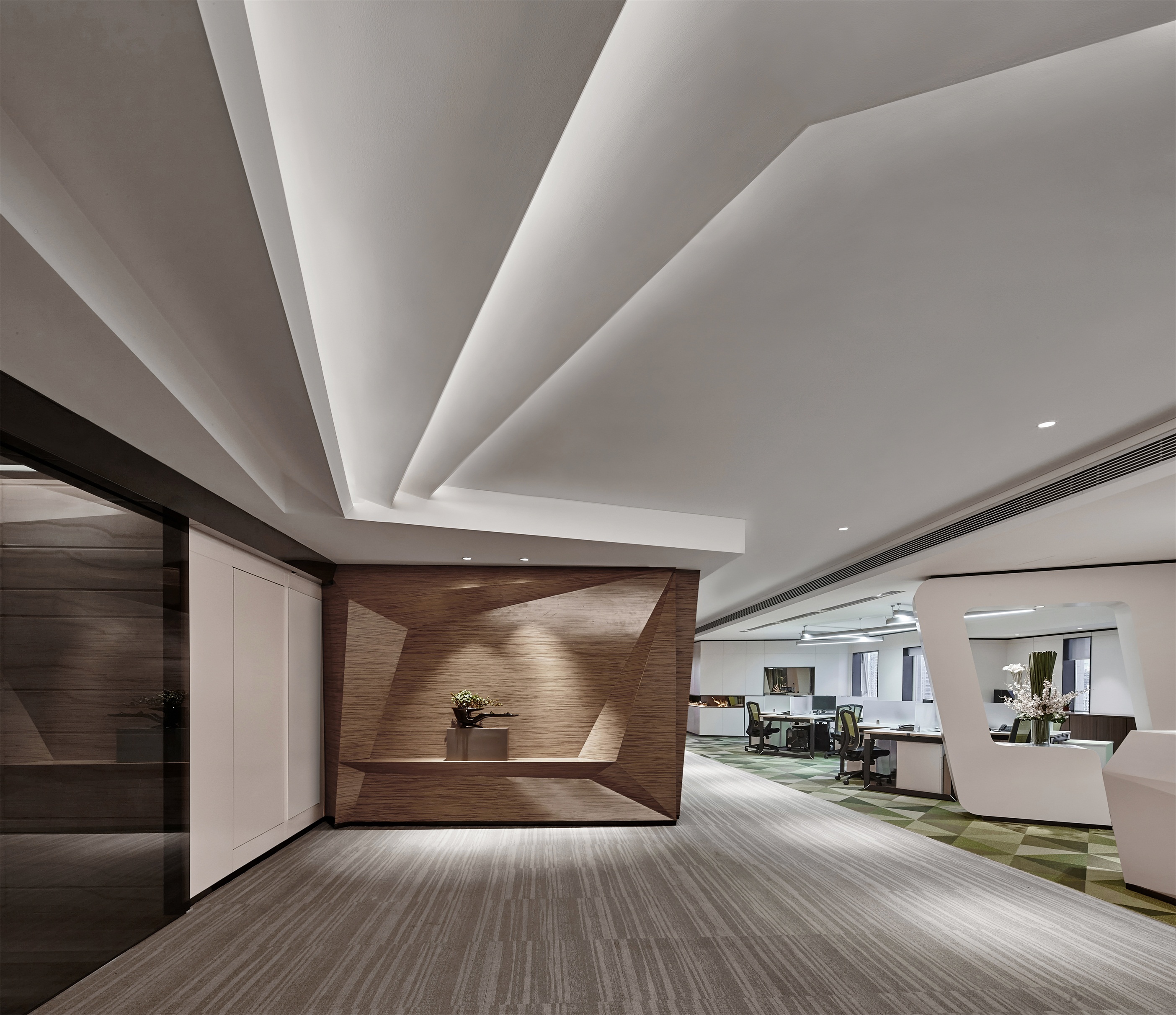 创域新作 | 简逸灵动之美——深圳国际商会大厦办公空间-11