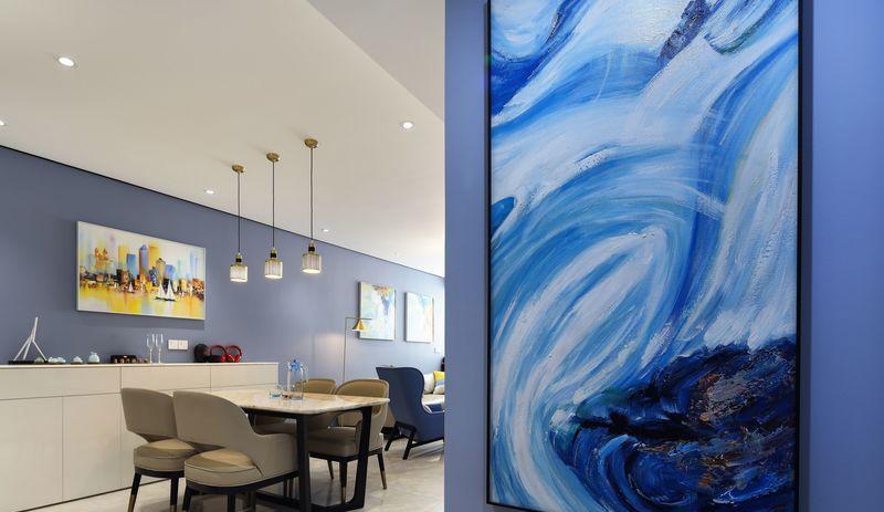 蓝野芳华 · 福田彩虹新都花园 142 平现代北欧风住宅设计丨中国深圳-1