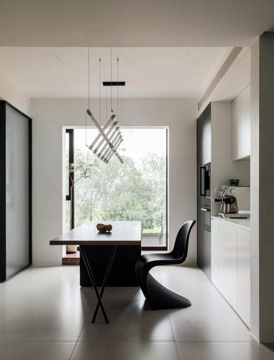 极简黑白 90㎡家居设计-16