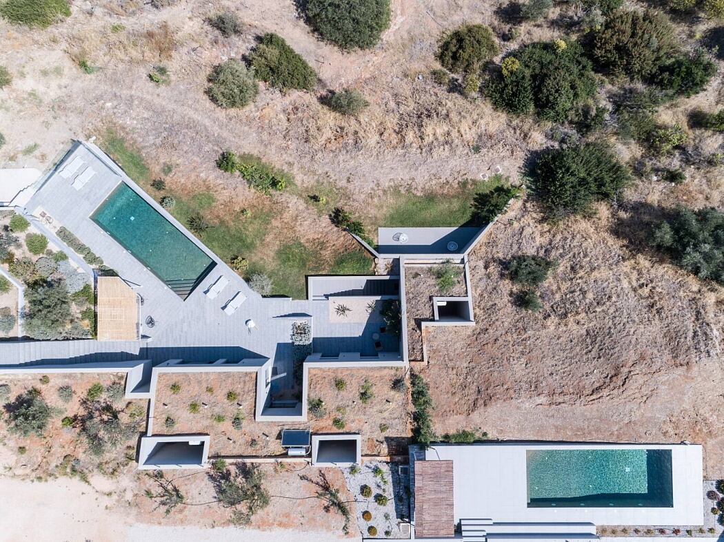 希腊悬崖边的自然别墅群丨A2 Architects 的 Sotiris Anyfantis-9