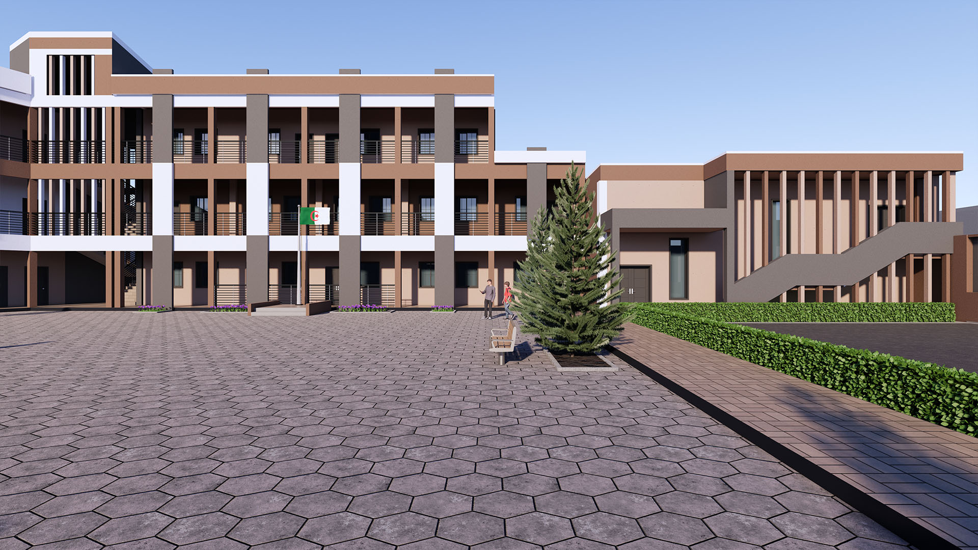 Middle School Complex in H.L, Saida-6