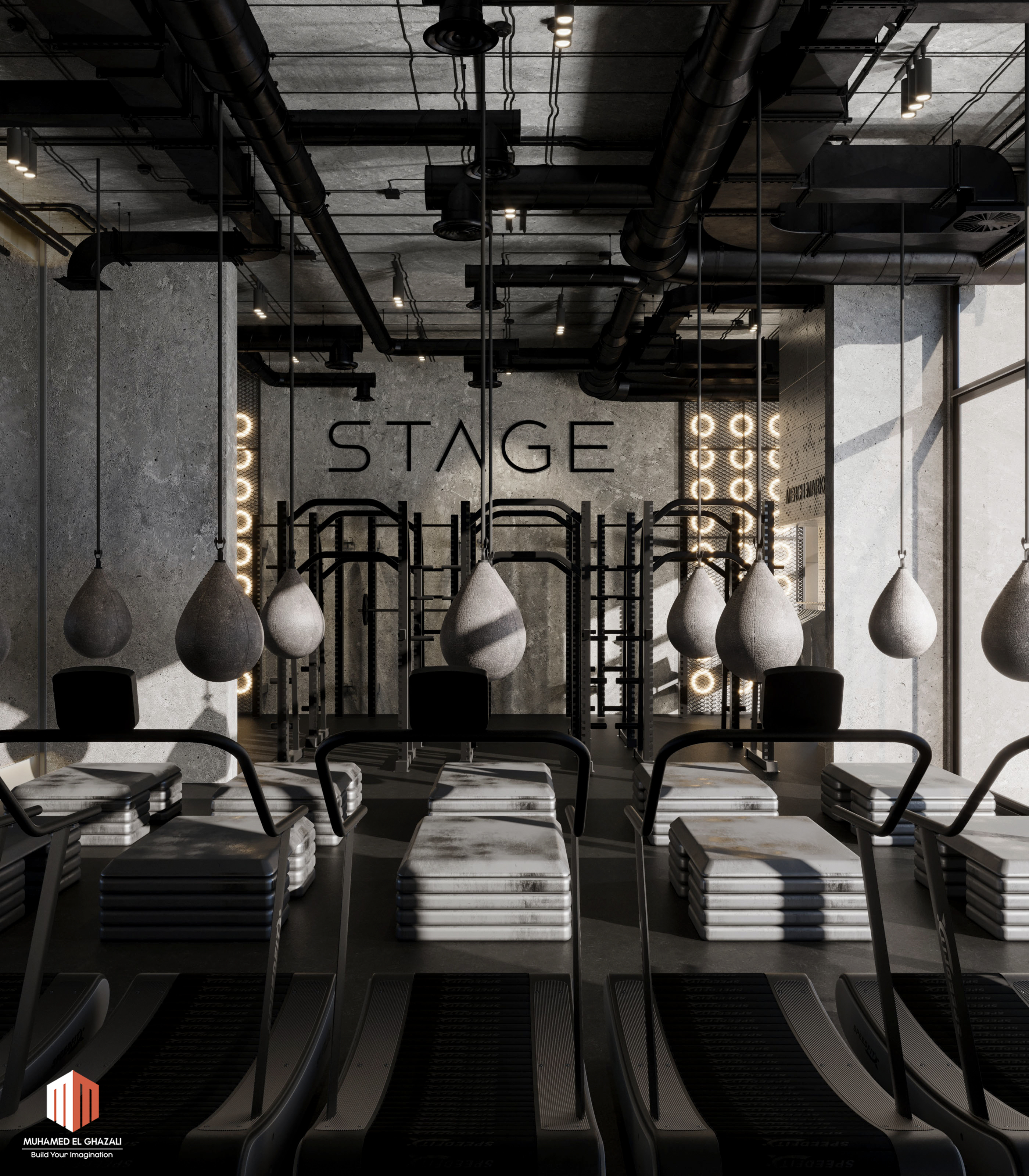 健身房设计丨卡塔尔-7