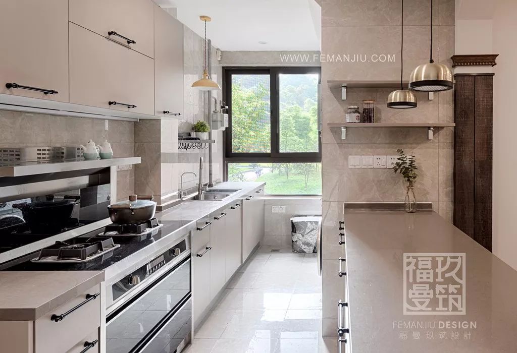 重庆鲁能领秀城 74 平米小美式北欧混搭风家居设计-16