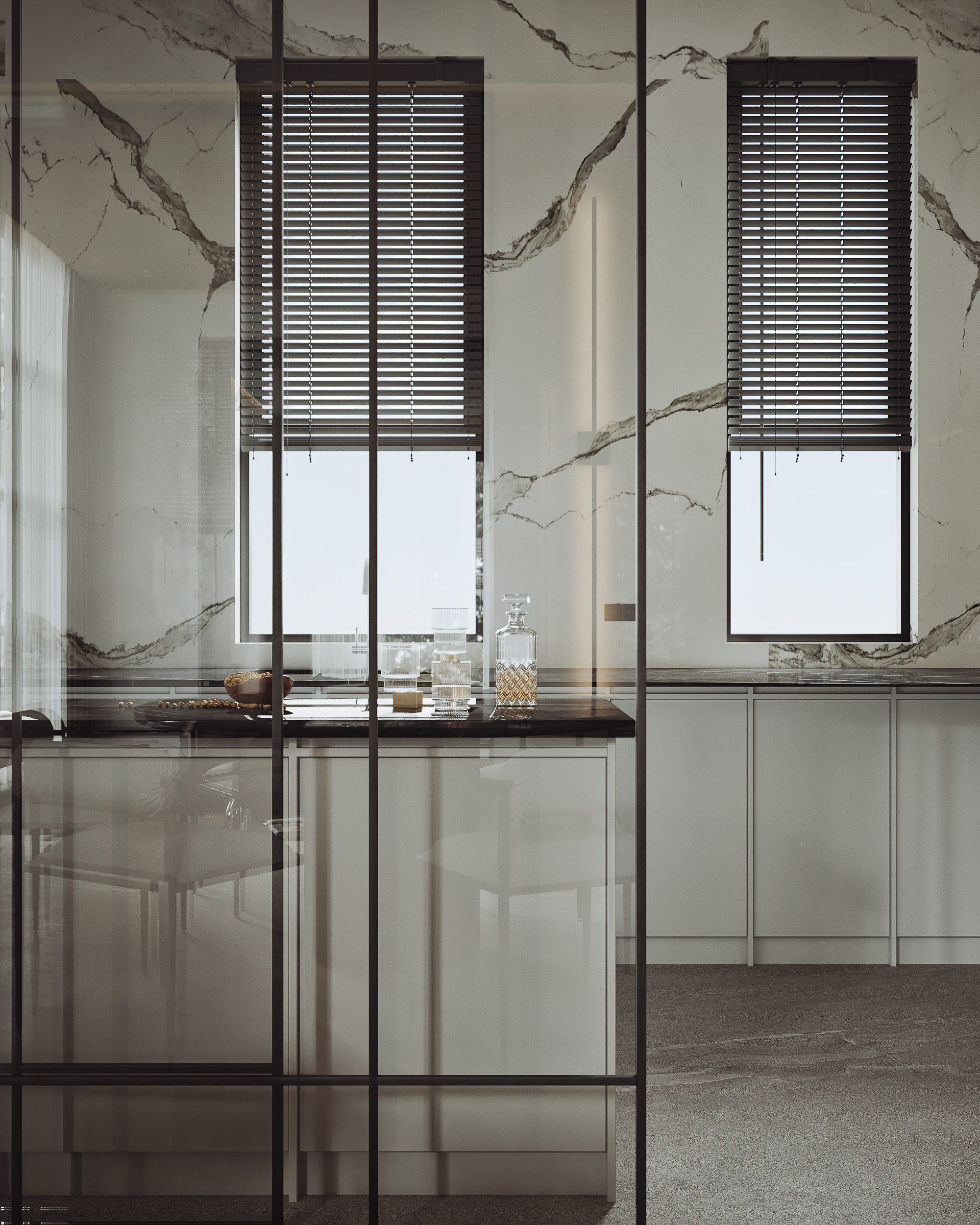 现代极简别墅-35