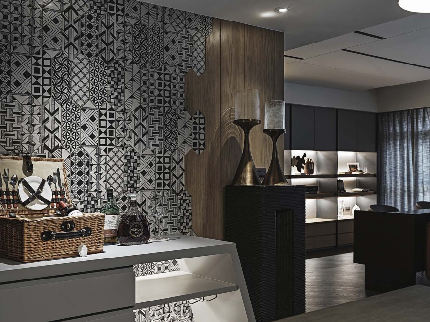 台湾 90㎡墨艺藏金住宅丨中国台湾-14