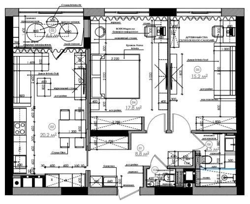 72㎡简约优雅夫妇住宅丨Taras Belik-3