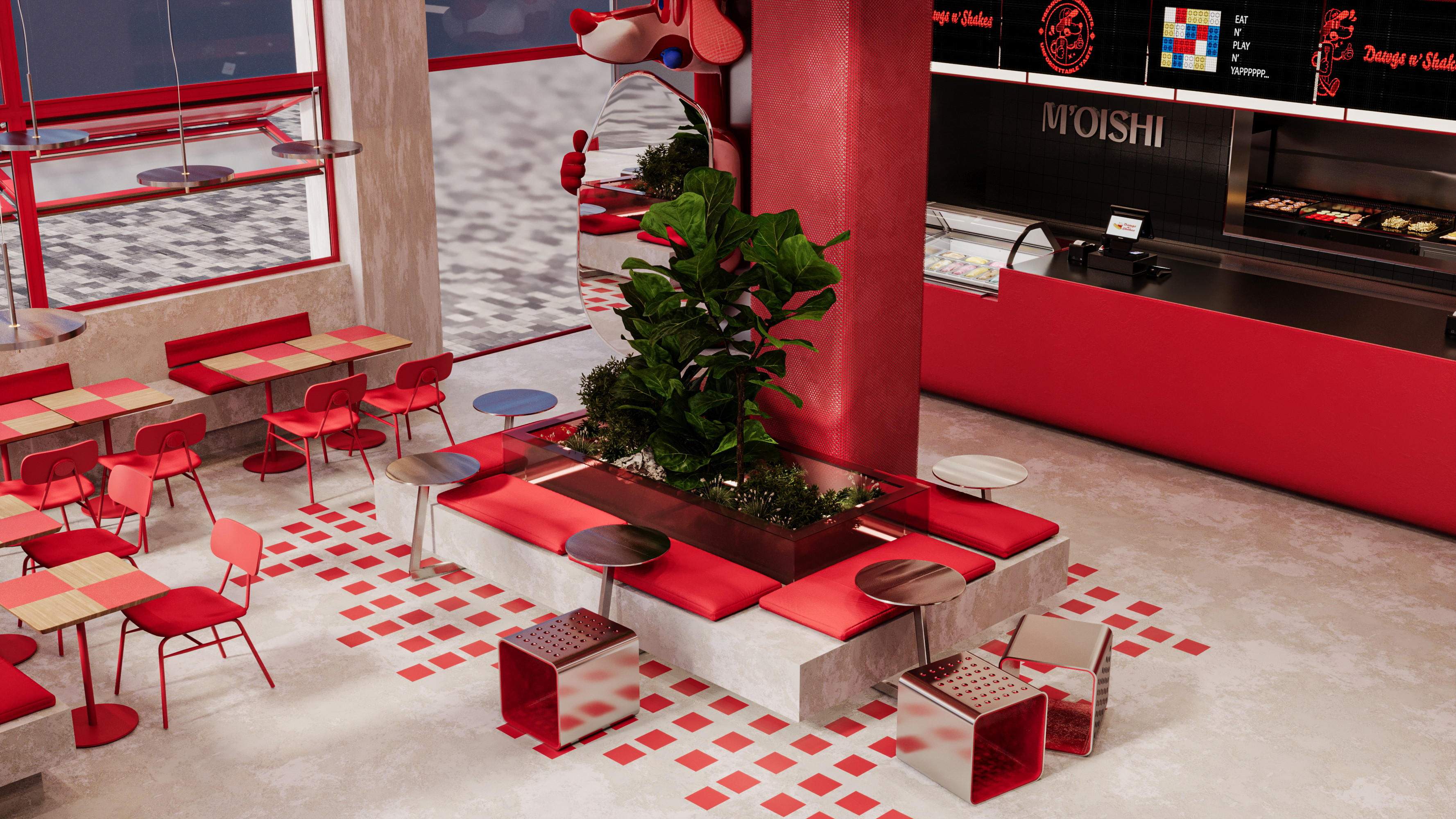 甜品店 Dawgs N Shakes-11