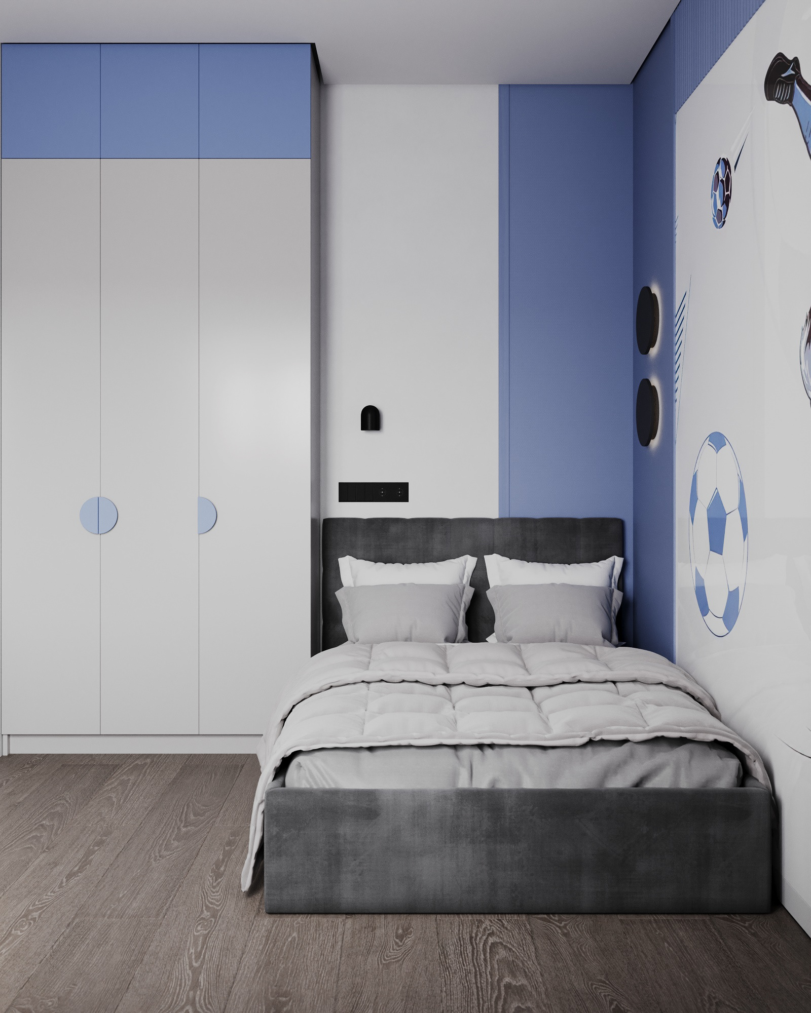 TEENAGER'S ROOM 3D 可视化设计丨俄罗斯丨Kashirina Julia-3