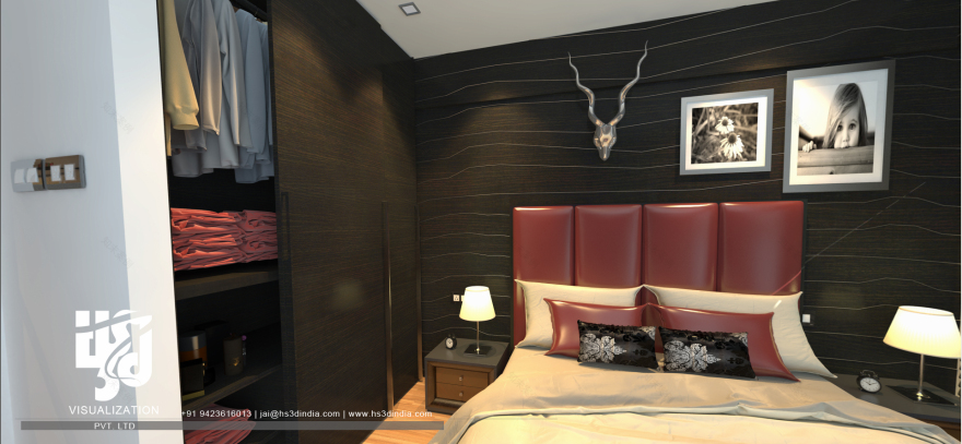 印度 HS3D 打造惊艳住宅室内渲染-84
