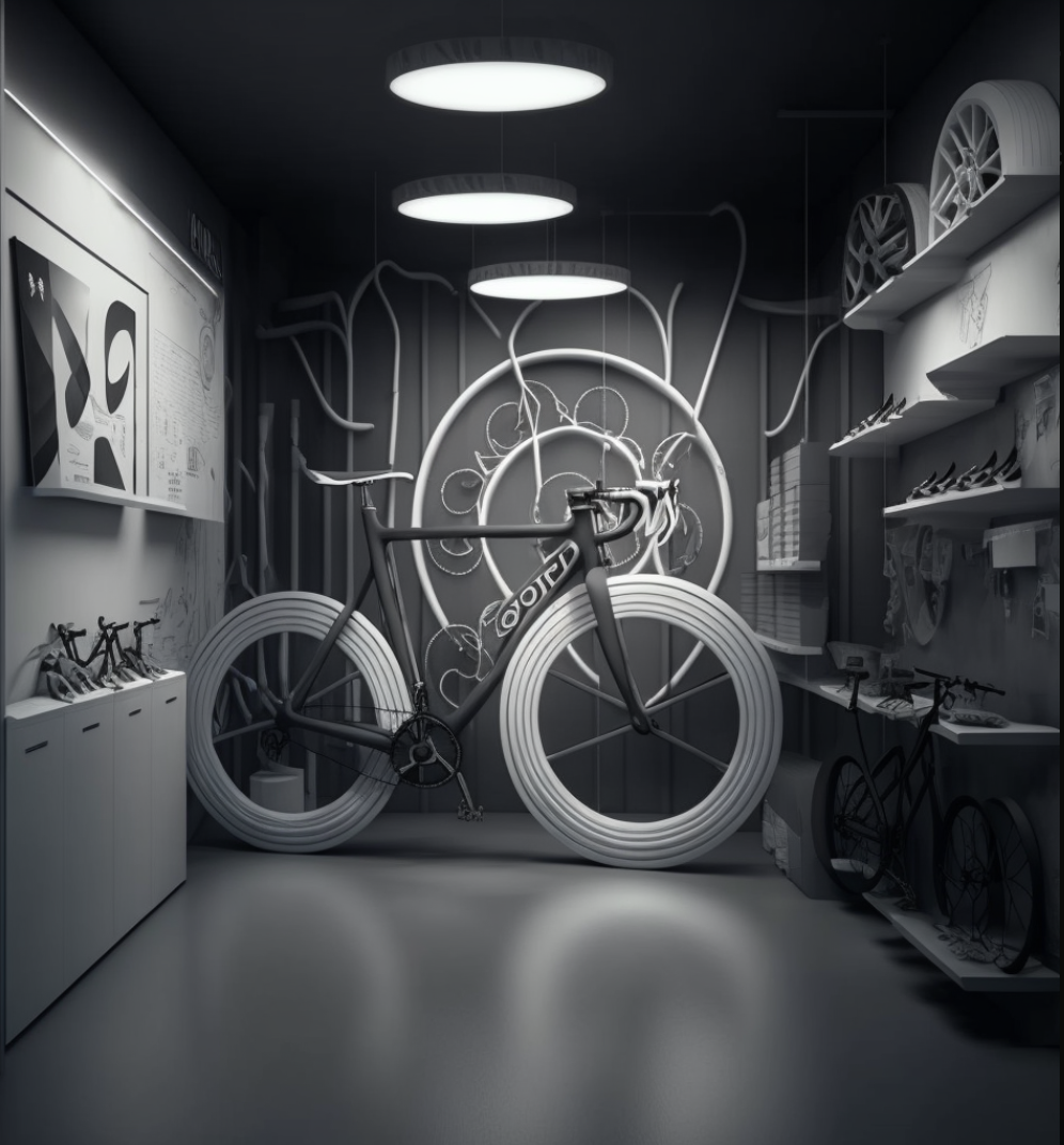 AI作品｜自行车店铺空间设计-5