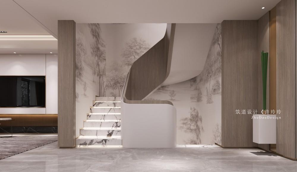 江南水墨轻奢宅,现代设计诠释传统元素-2