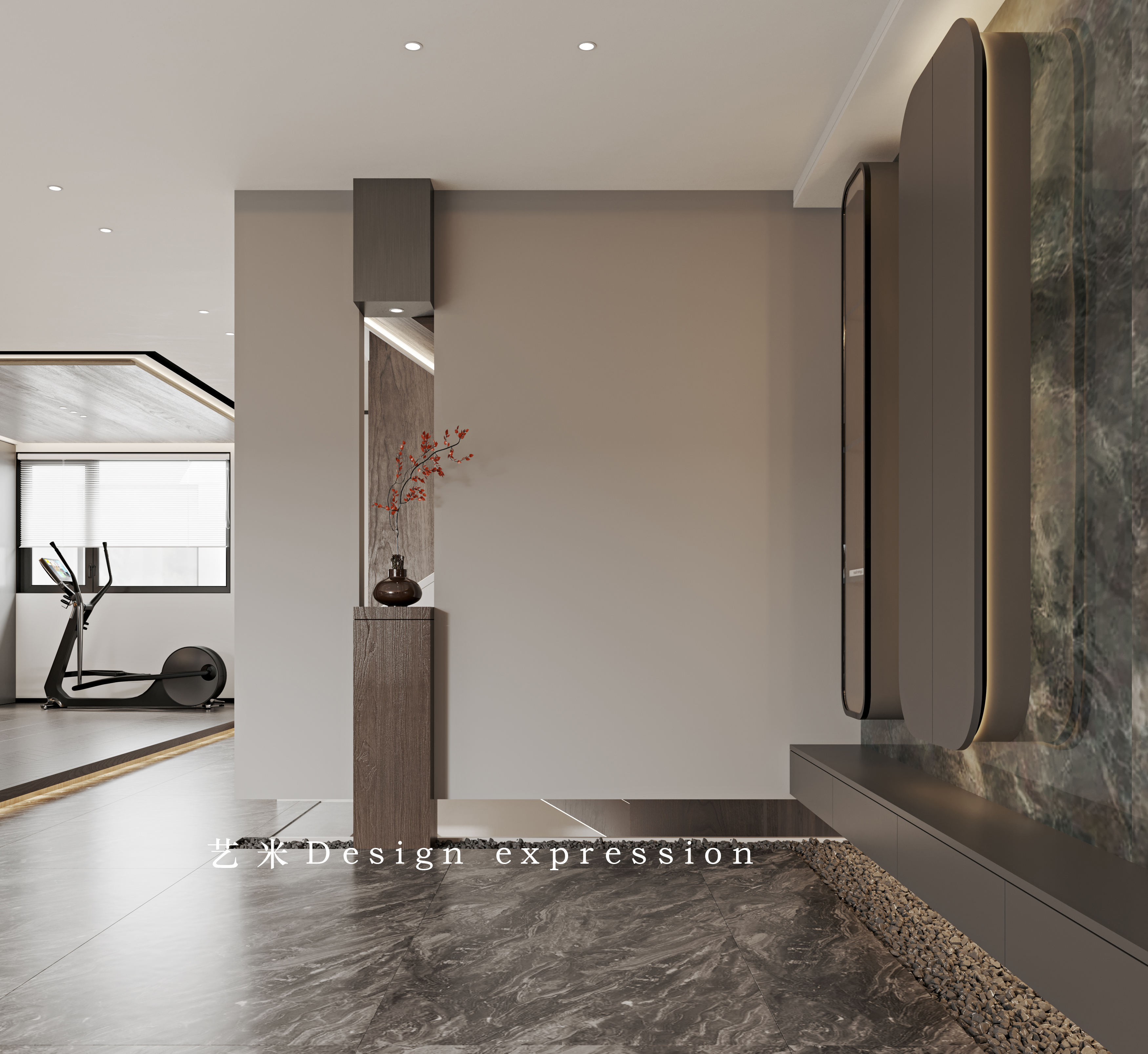 轻奢别墅-艺米效果图-7