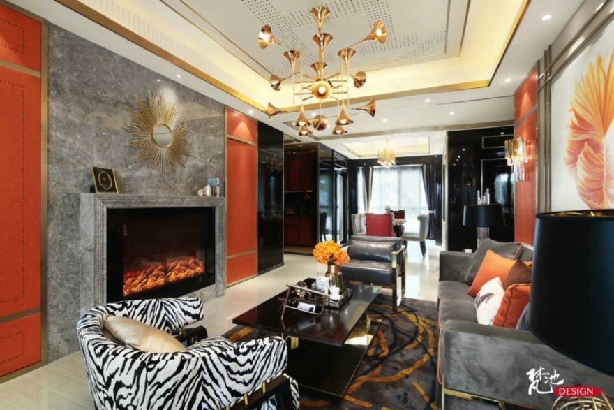 125㎡泰州星湖文景园样板间 梵池设计-16