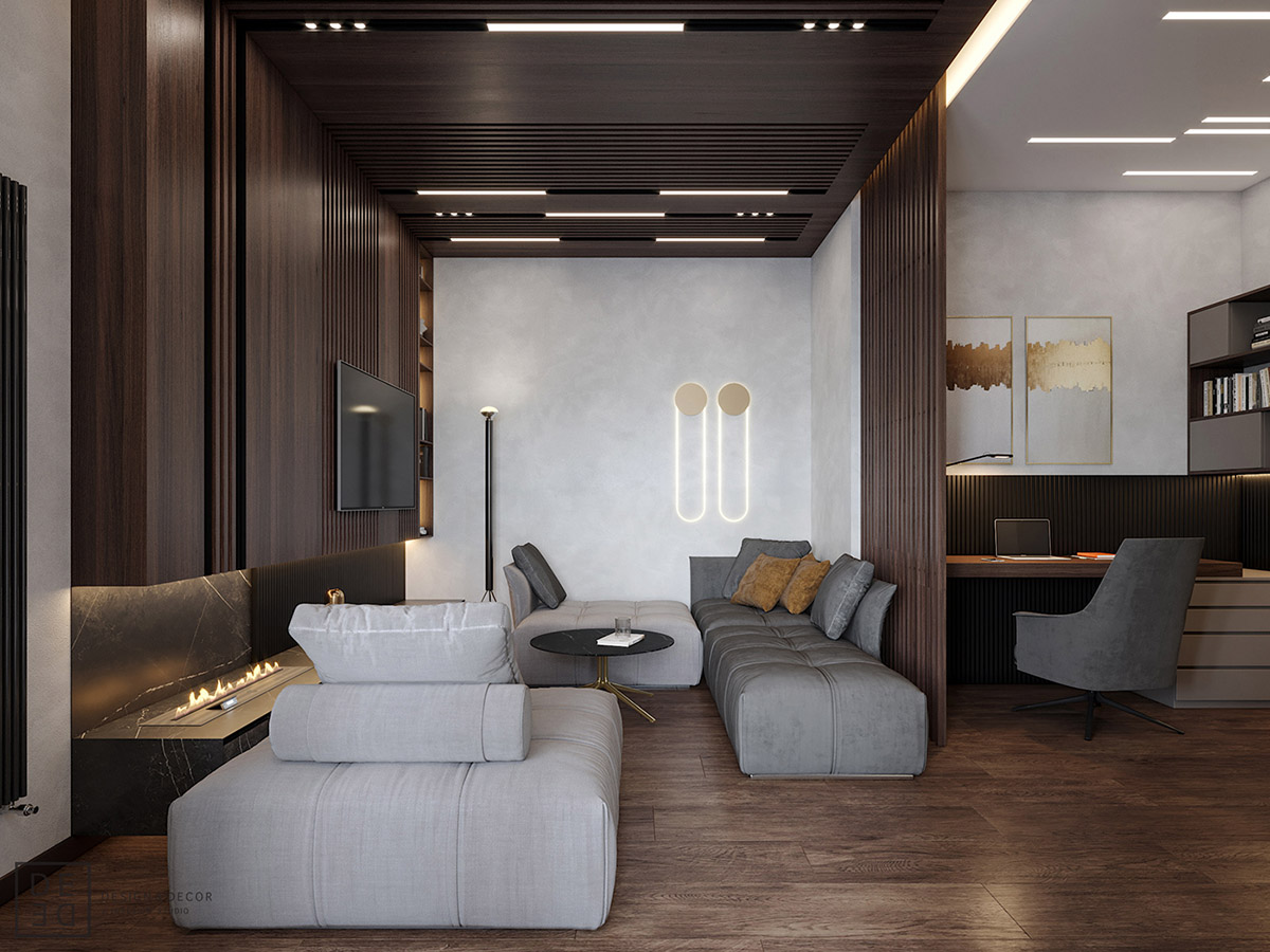 芬兰“木”质感海湾公寓 DE DE Studio-1