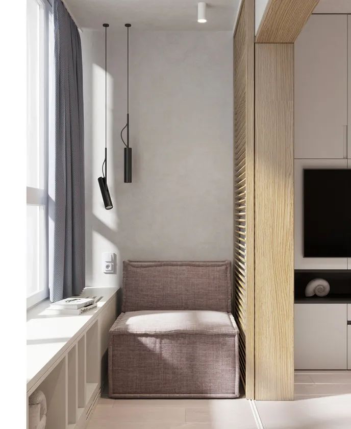 原木风小宅，三十几平也能拥有超强设计感！-19