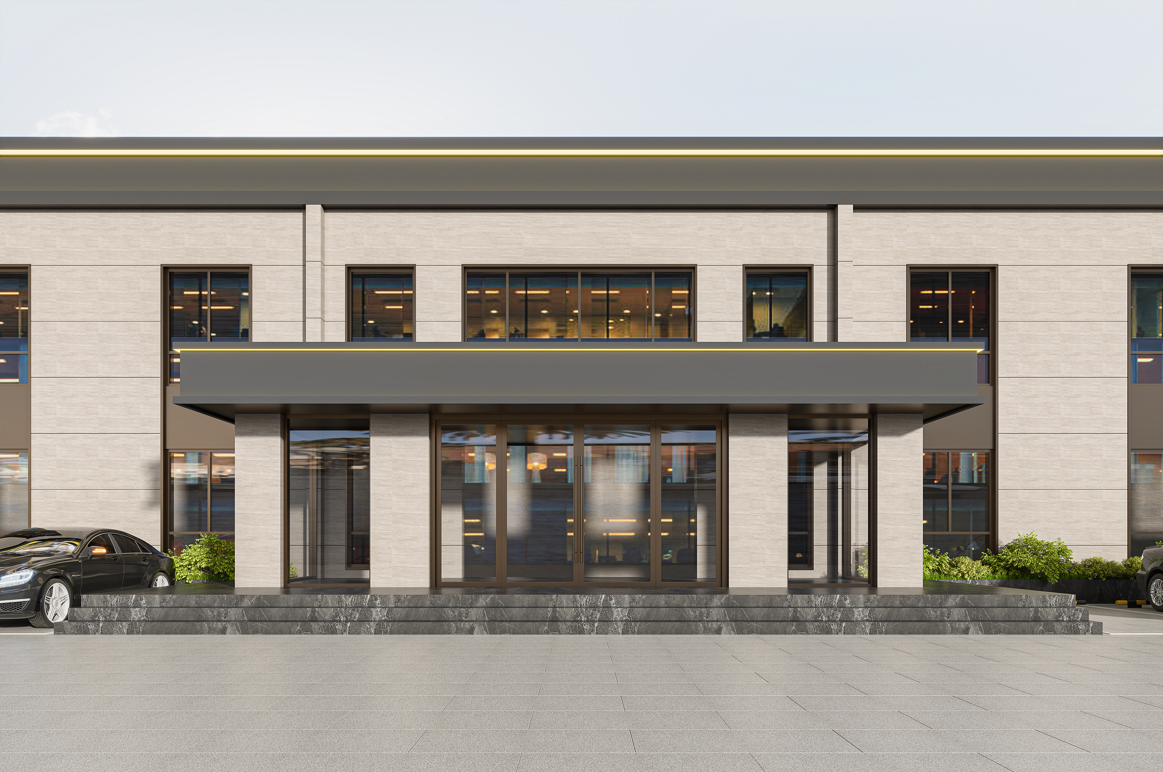 产业园区办公室|以现代极简为骨融雅致质感为魂 ​​​-11