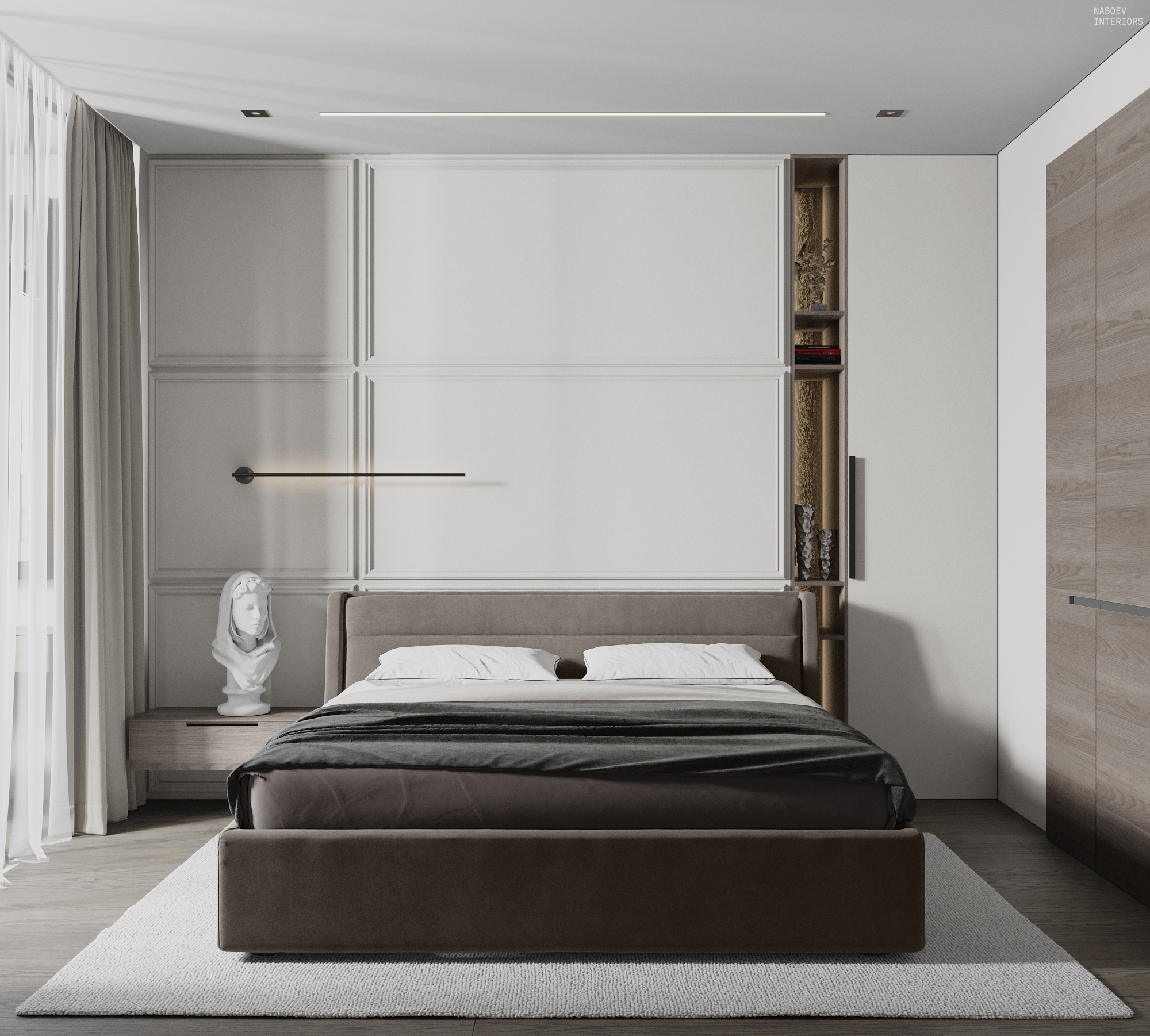 ЖК «Румянцевопарк» 公寓室内设计丨Набоев Д.А.-14