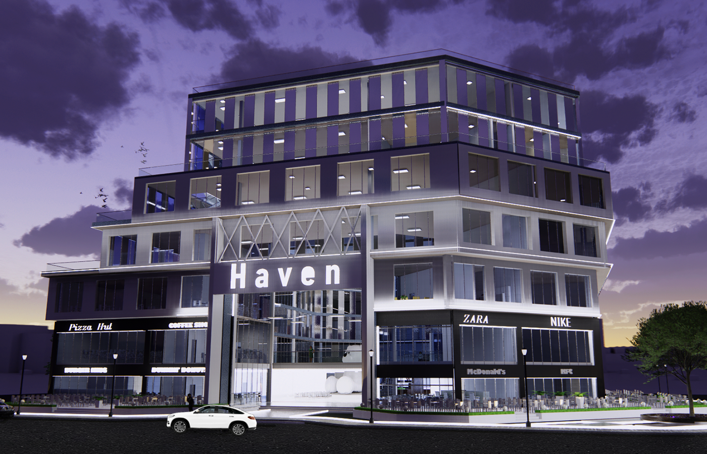 Haven 混合用途建筑丨开罗大学工程学院建筑系-17