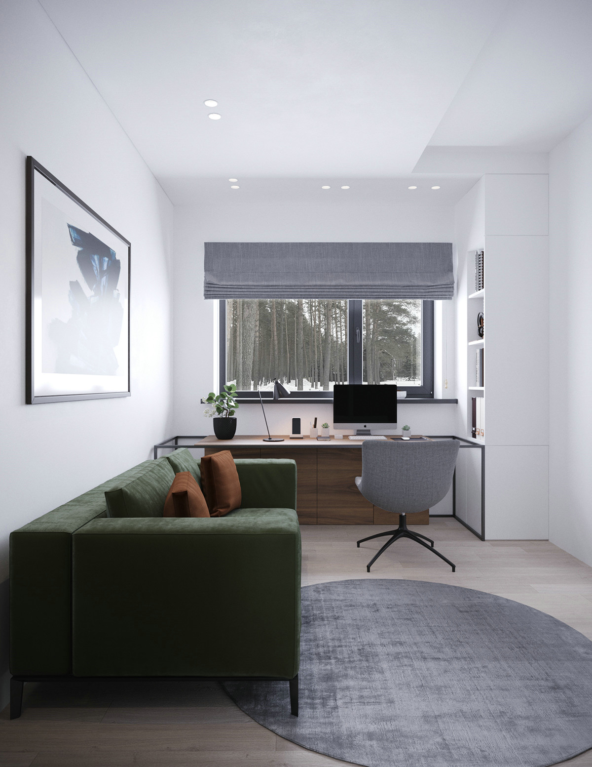 现代简约风,质感和舒适并存的生活空间!-14