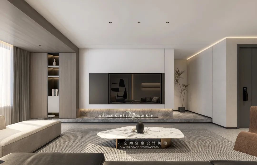 石家庄荣盛华府禅意住宅丨中国石家庄丨山石空间全案设计机构-7
