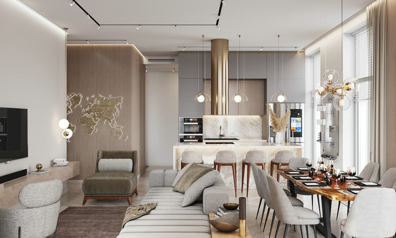 130平简约空间，配色细腻！-2