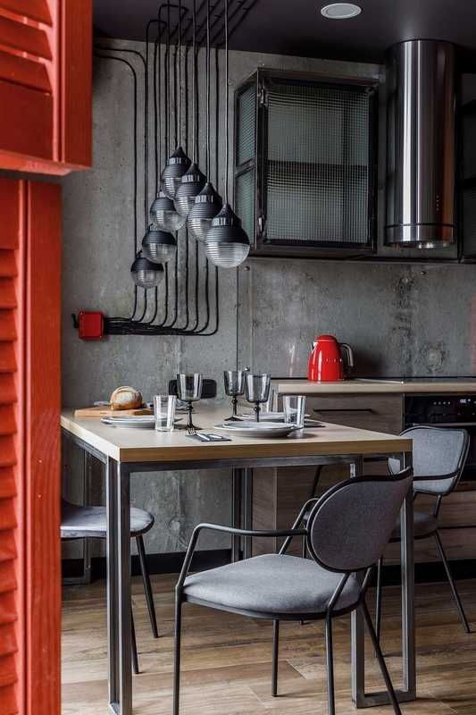 Квартира-студия в стиле лофт - 6 проектов, Фото интерьеров-73