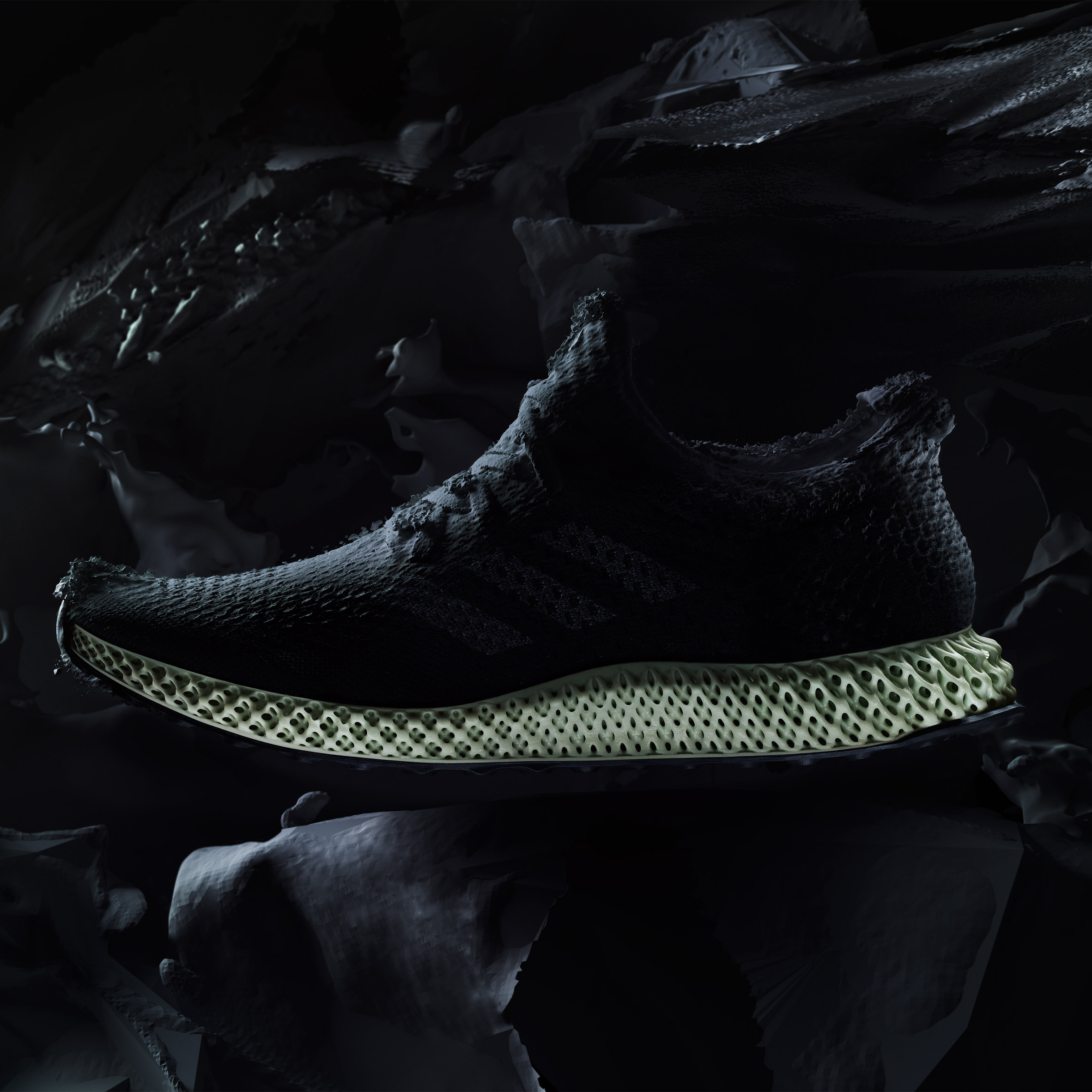 Adidas shapes Futurecraft 4D shoe soles using light and heat-0