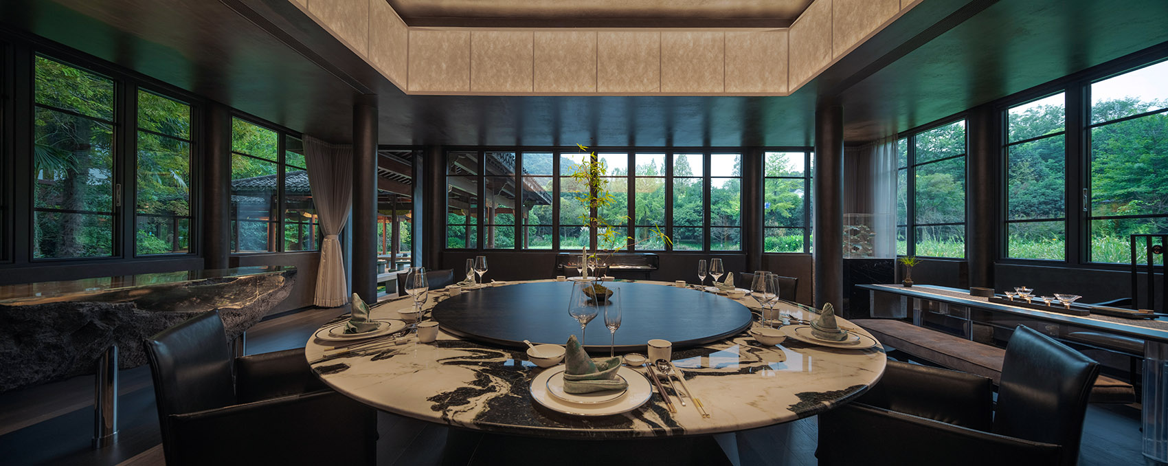 遇湖湾餐厅丨中国杭州丨慢珊瑚文旅设计-78