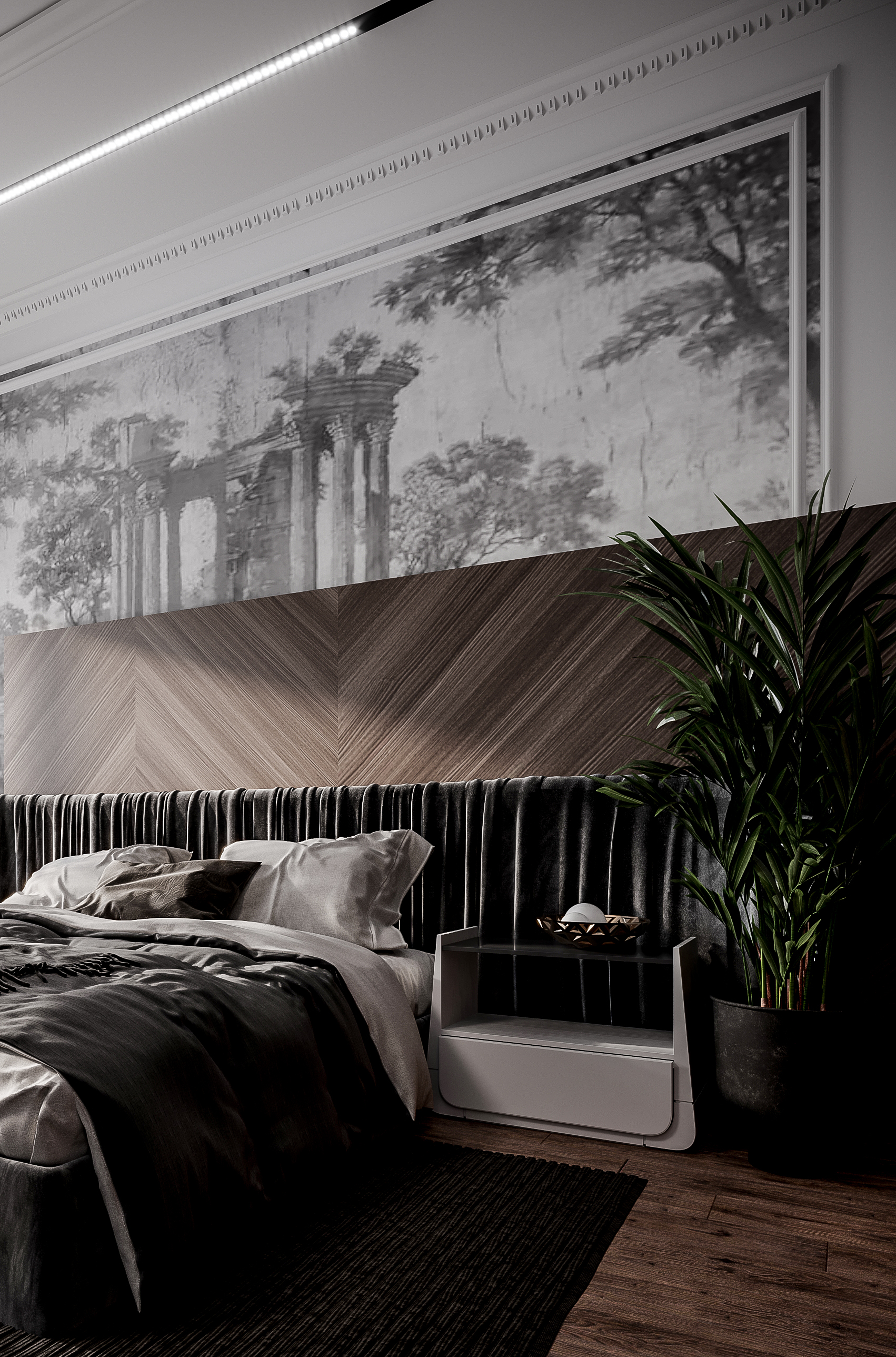 LUXURIES GRAY ROOM DESIGN-1