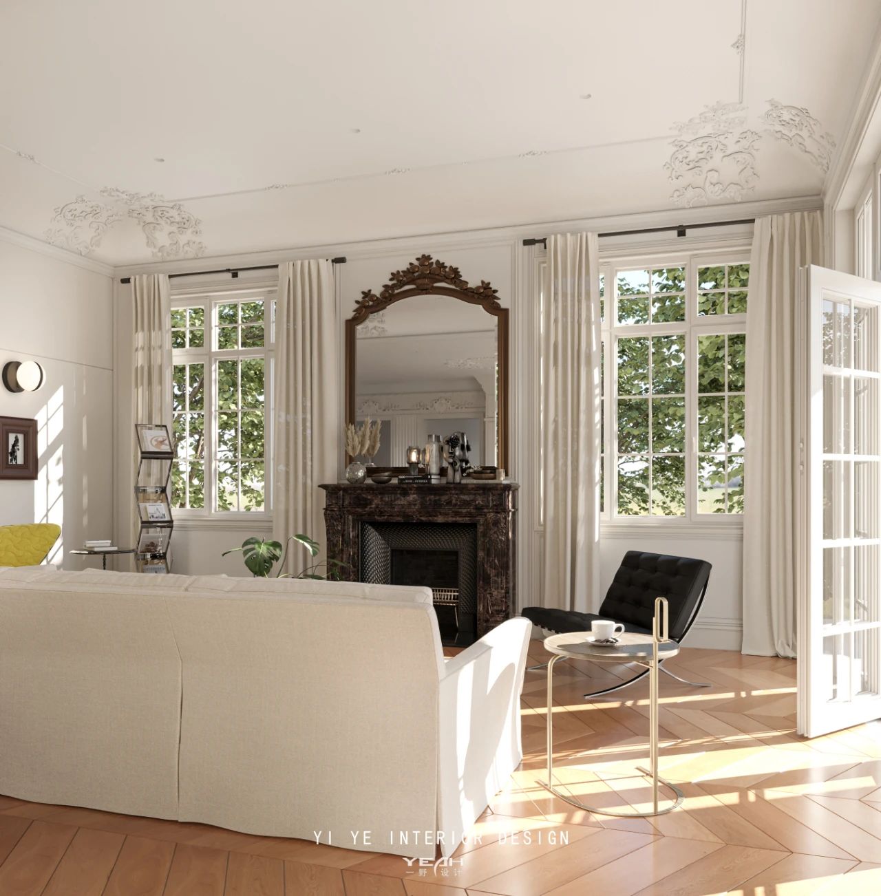 银丽高尔夫 550m² 法式丨一野设计-7