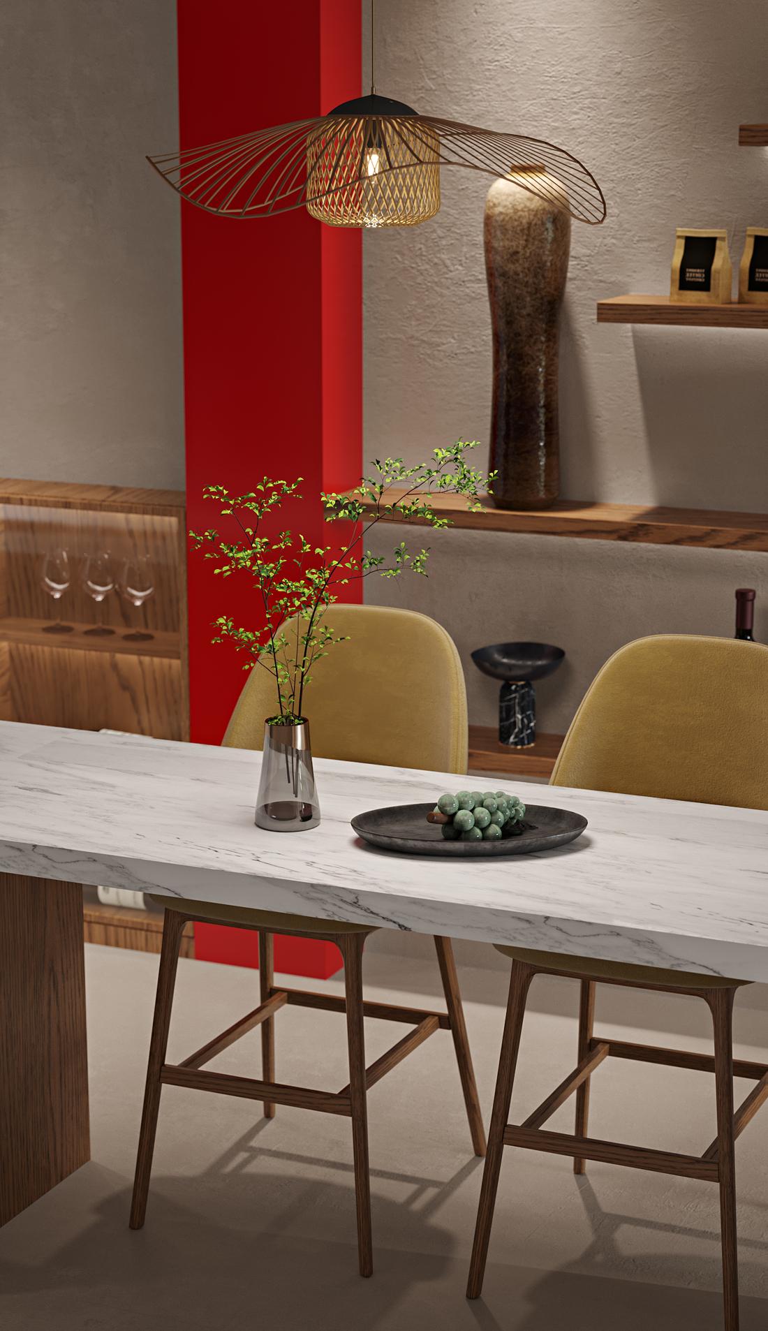 94㎡禅意中式父母套房设计-5