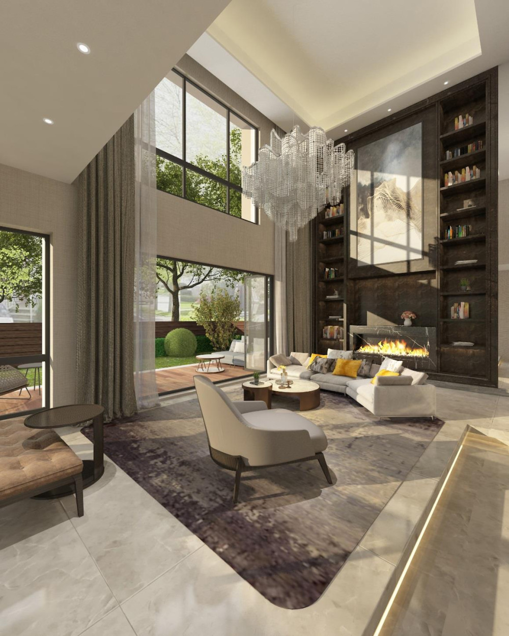 南京翠湖山居别墅样板丨效果图+施工图+概念方案+软装方案+物料清单-0