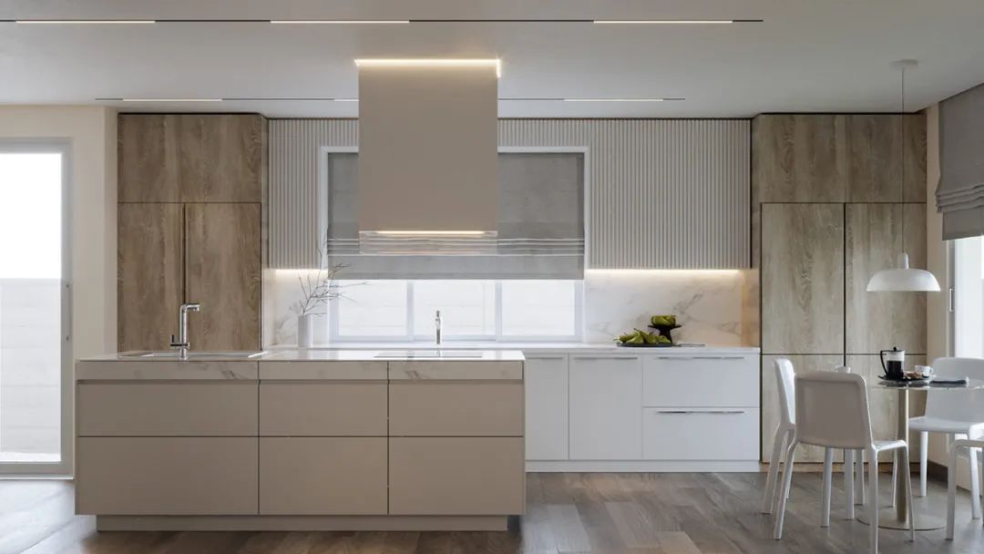 Interiors With Pockets Of Greenery And Modern Staircases-14