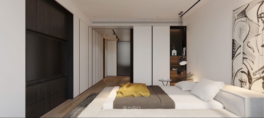 融合自然与居住的现代混搭跃层住宅丨深白设计-41