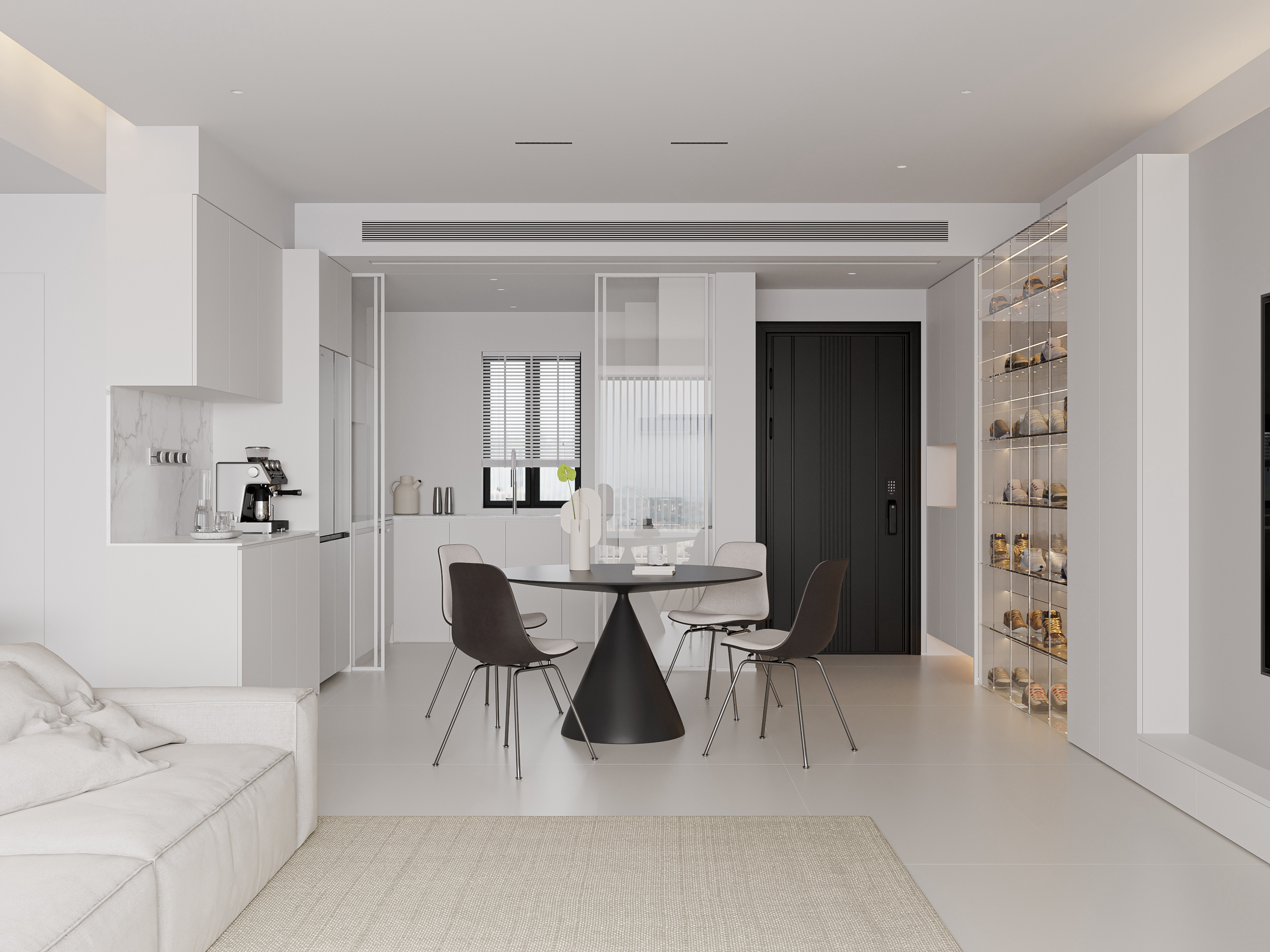 1986设计｜极简主义白色的房子，宁静与自由-3