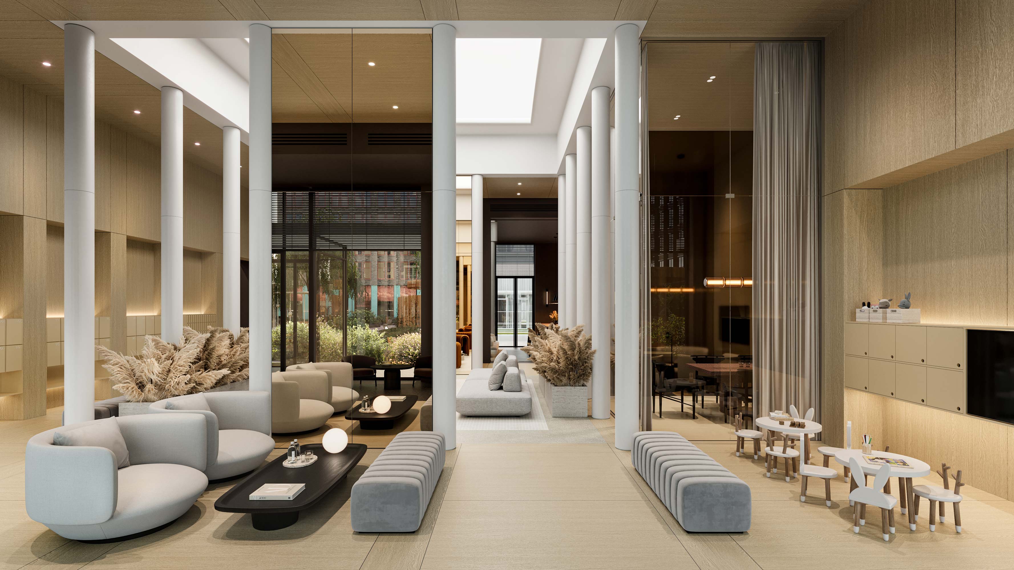 罗巴切夫斯基广场（小区门厅）丨BUROWHITE-17