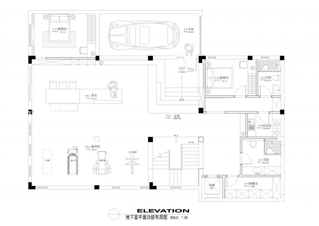上海揽海高尔夫 540㎡极简别墅,演绎古典与现代的融合-54
